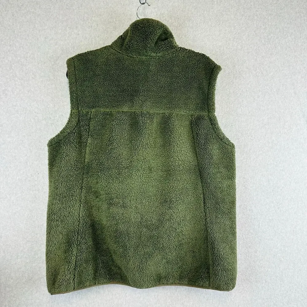 The North Face Womans Sz XXL Vest Campshire Fleece Green Sleeveless Sherpa - Picture 7 of 11